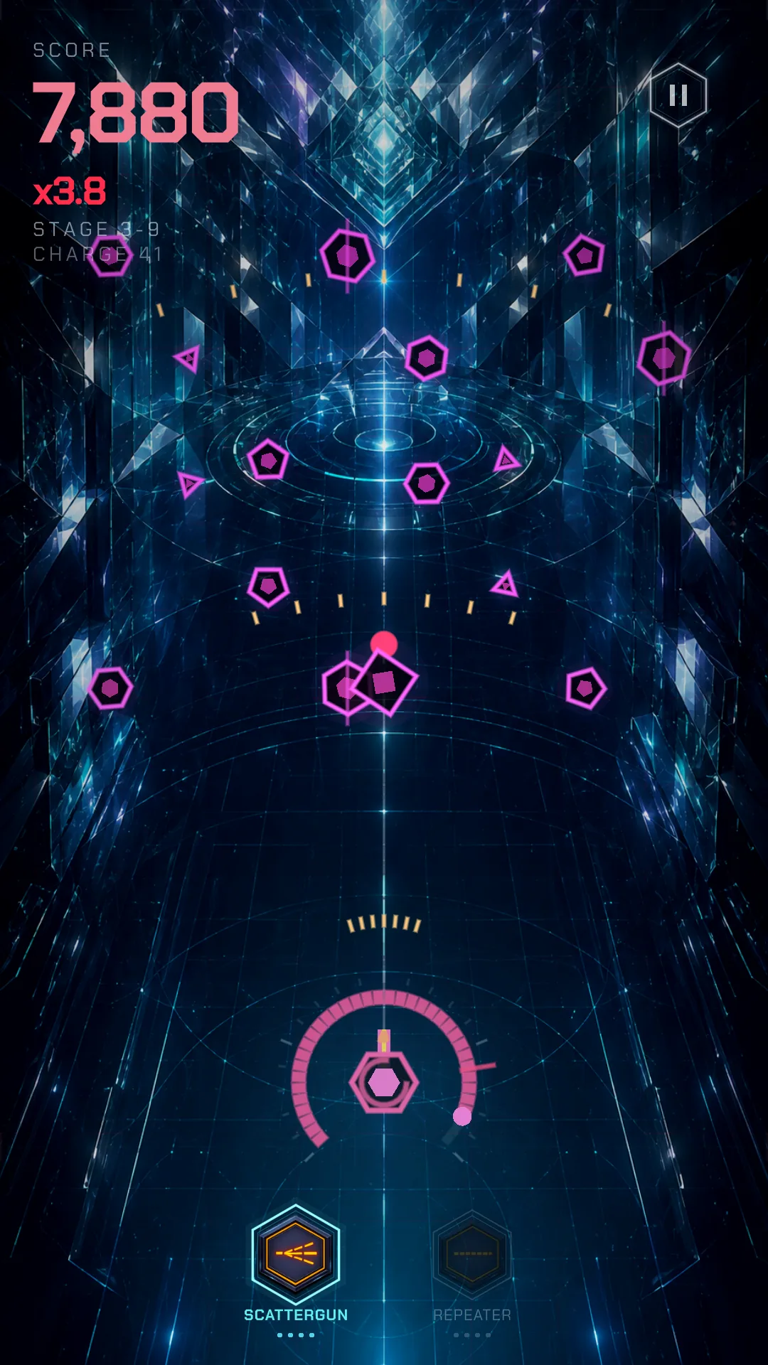 The redline: a dense field of exchange elements with every instrument in critical red and the multiplier at 3.8